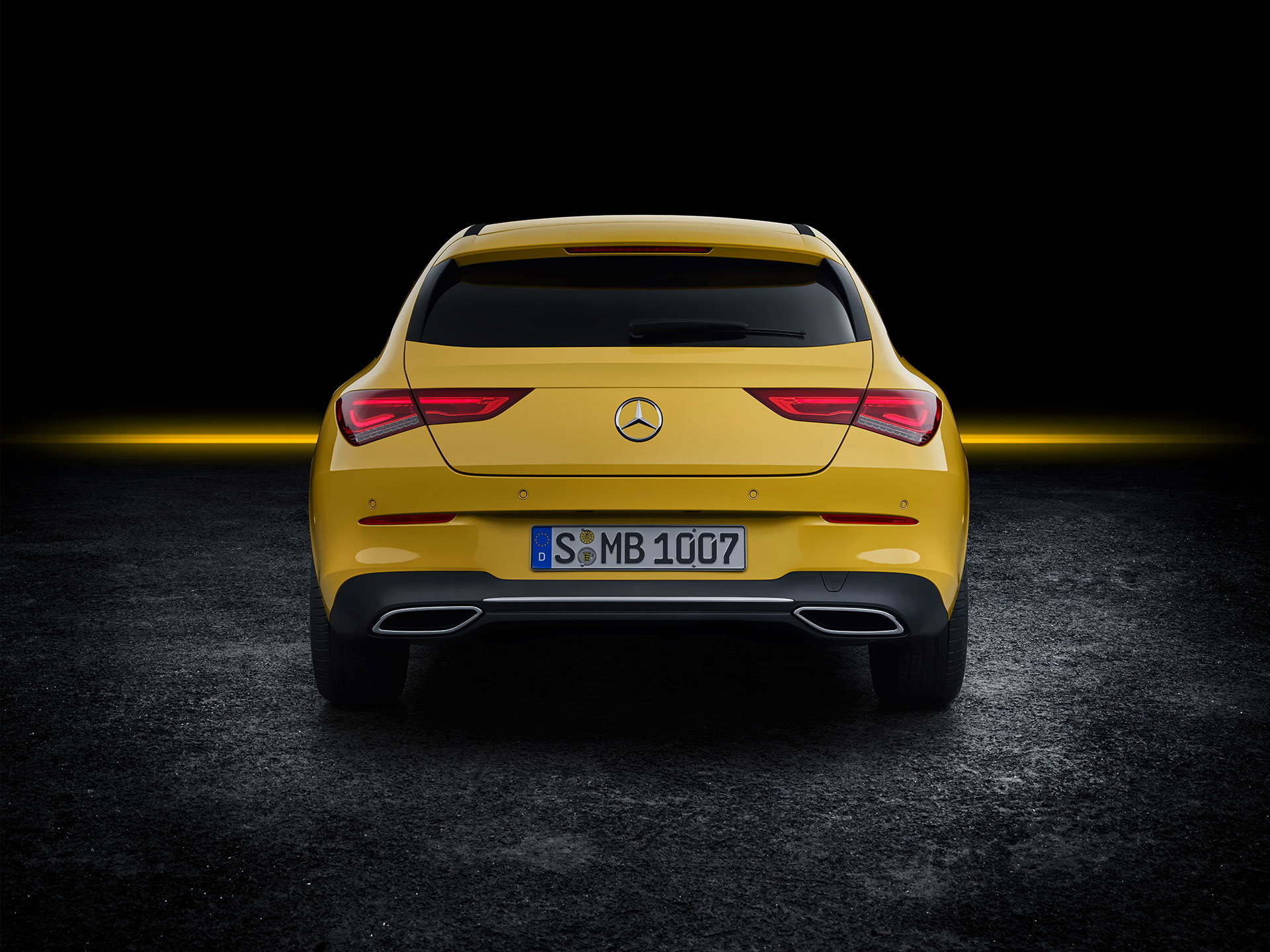 Mercedes Cla Shooting Brake 2019 Amarillo Exterior 05