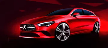 Mercedes Cla Shooting Brake 2019 Bocetos 02