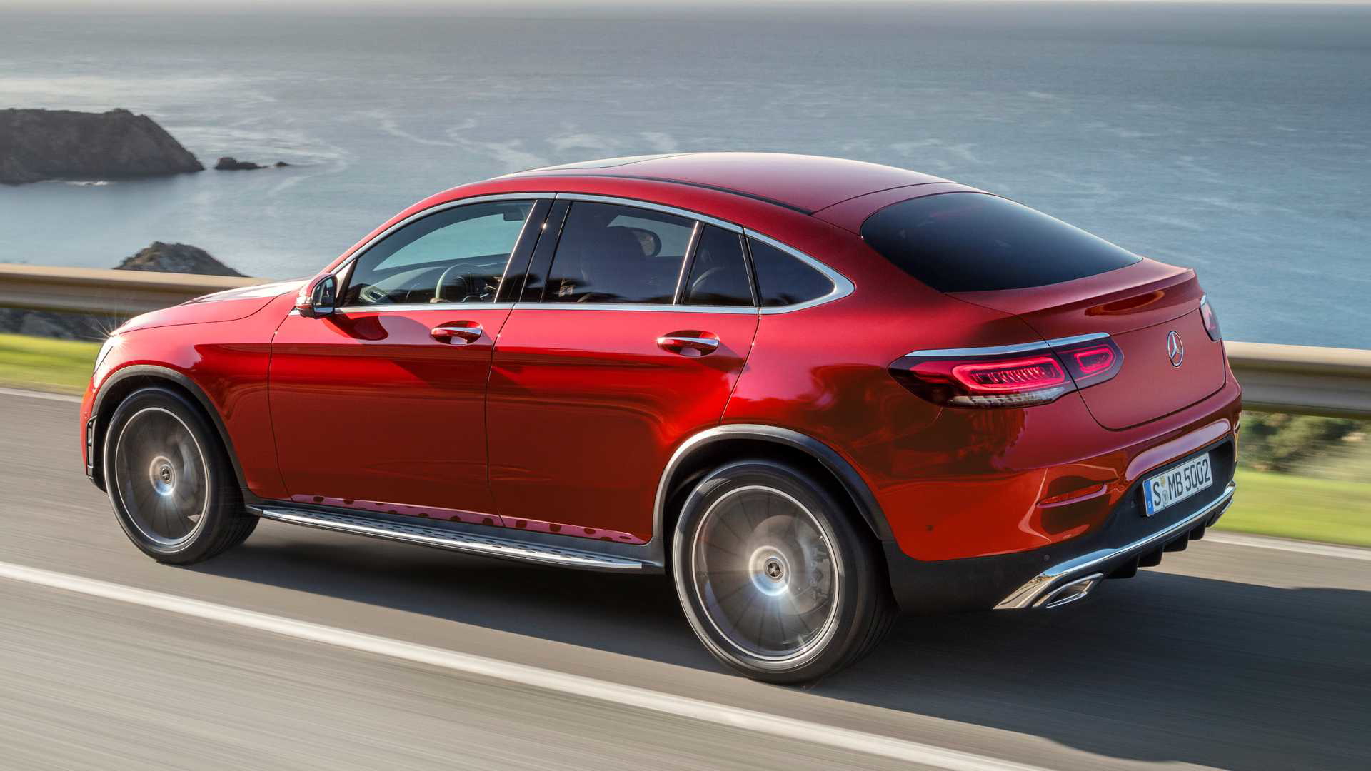 Mercedes Glc Coupe 2019 Rojo 013