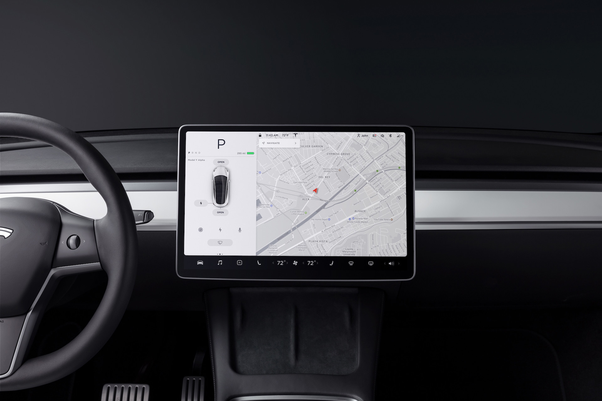 Pantalla Tesla Model Y Electrico 10