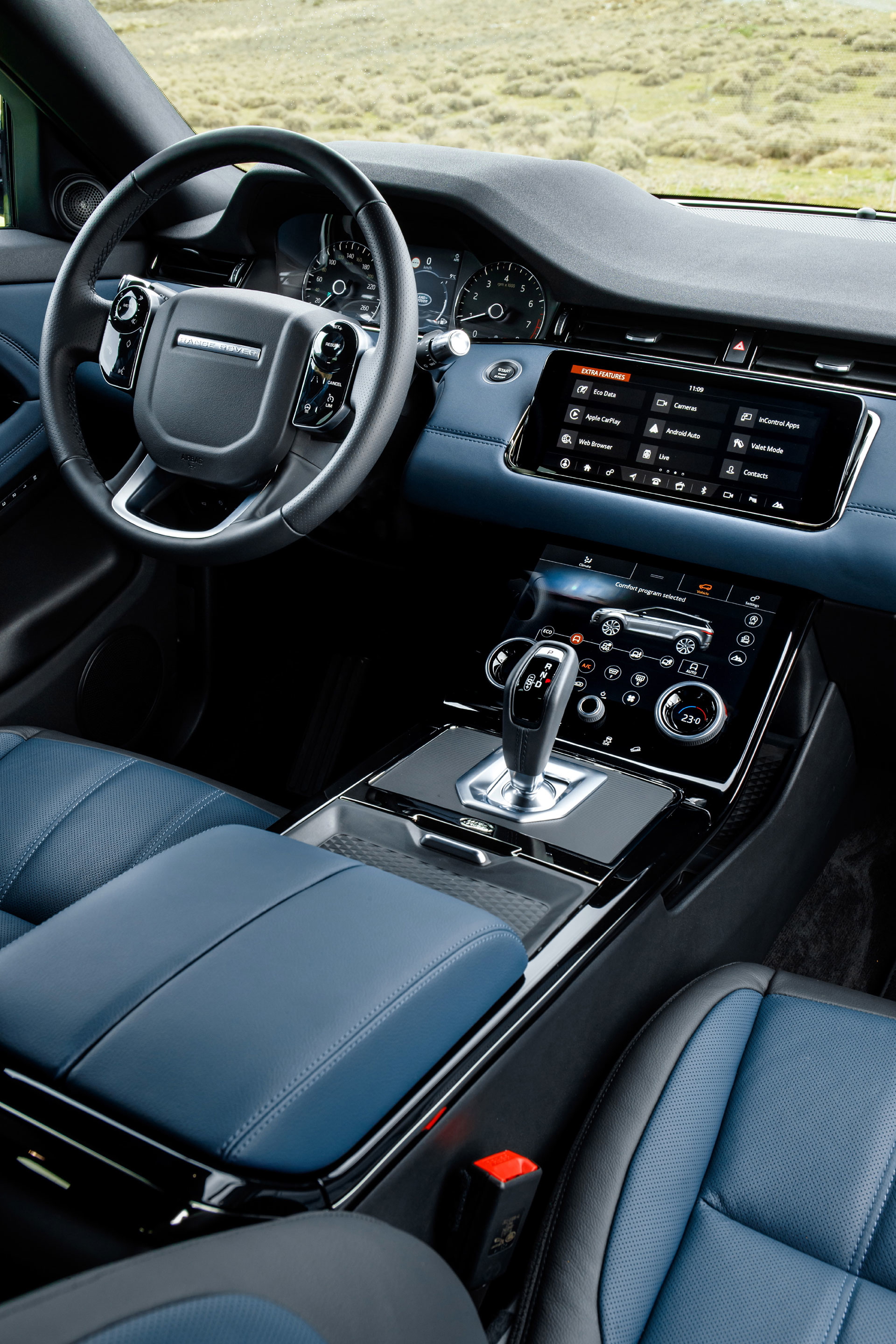 Range Rover Evoque 2019 Gris Interior 02
