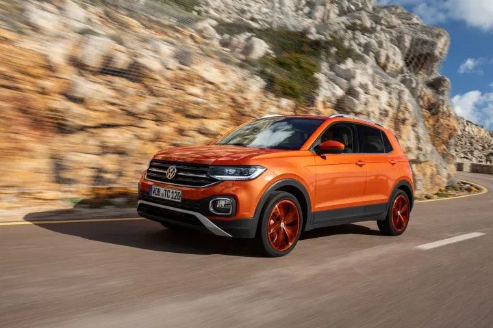 Volkswagen T Cross 2019 Naranja Prueba Exterior 04