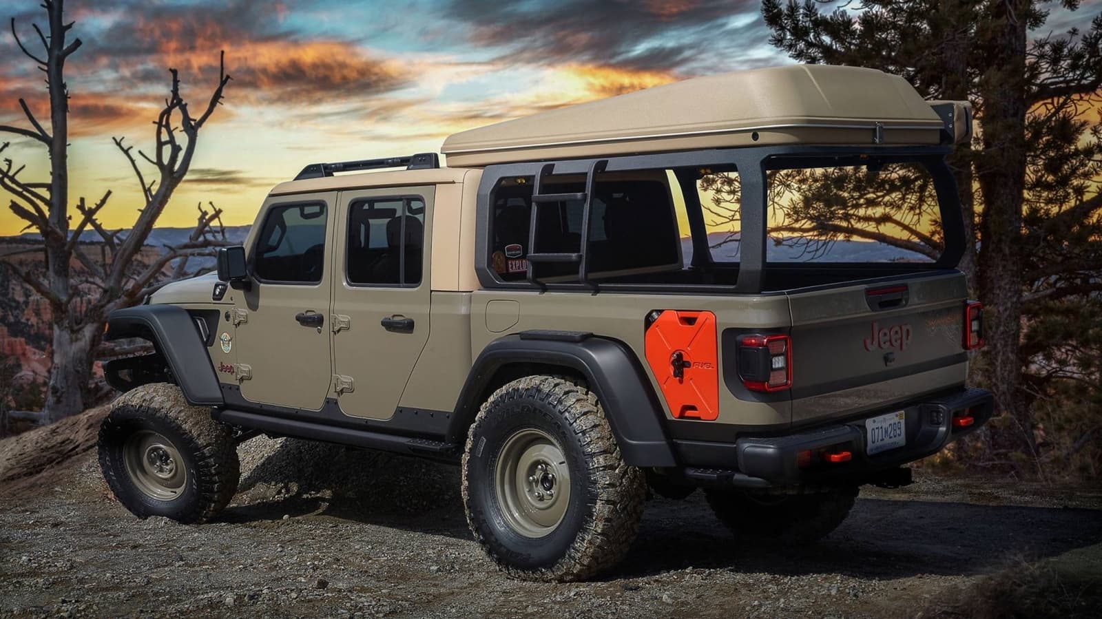 Jeep Gladiator Concept Wayout Camper 0419 015