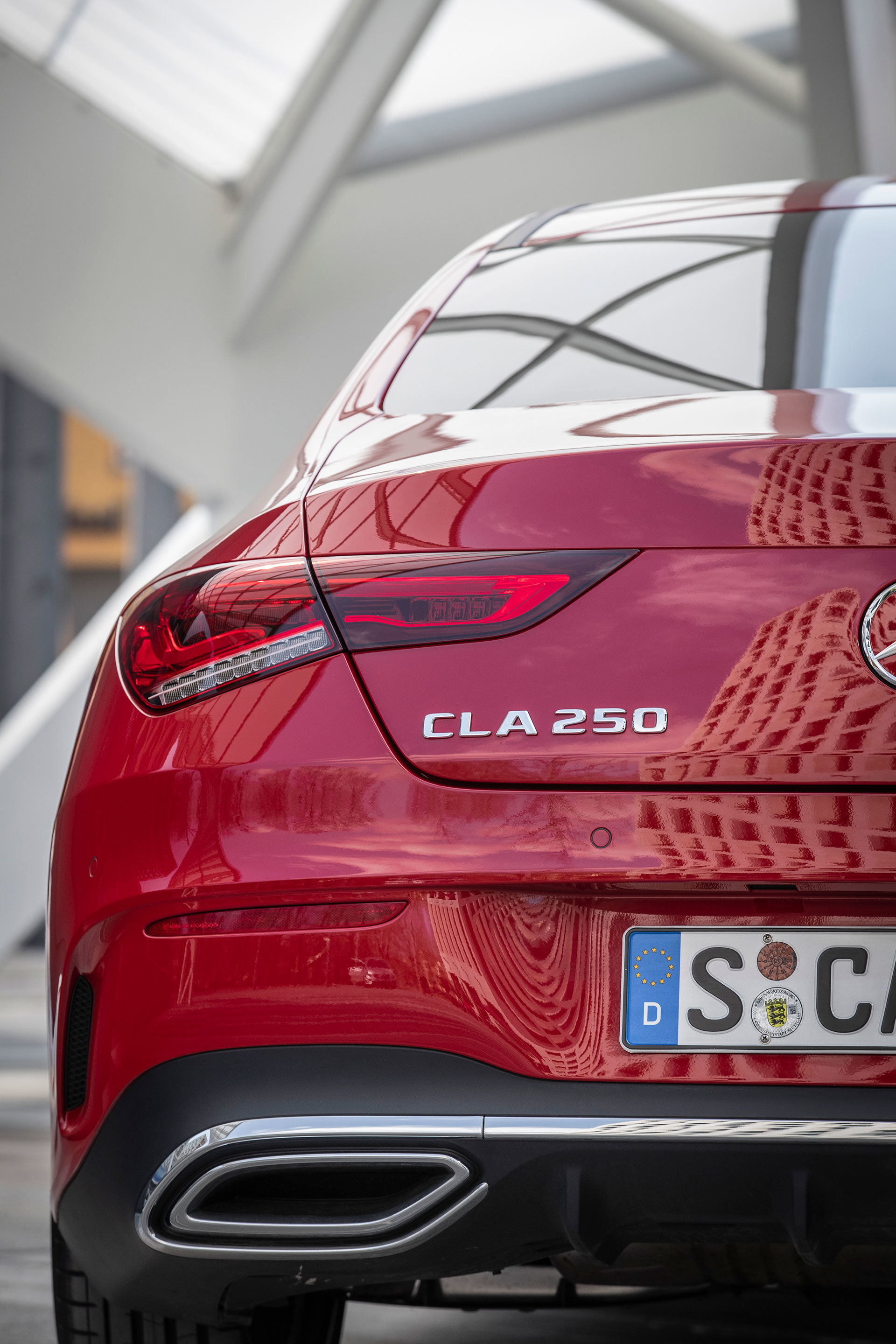 Mercedes Cla 2019 Rojo Prueba 19