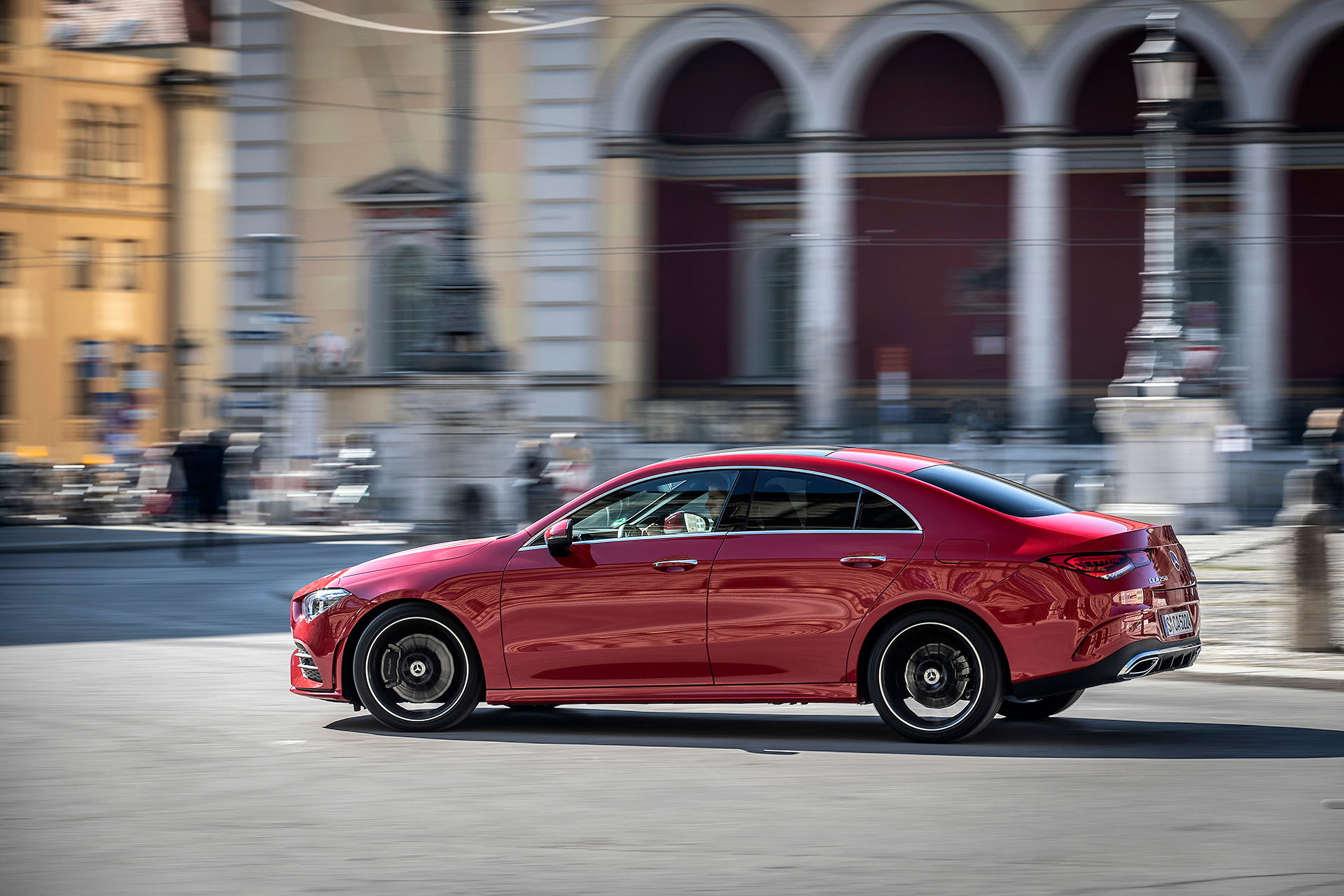 Mercedes Cla 2019 Rojo Prueba 53