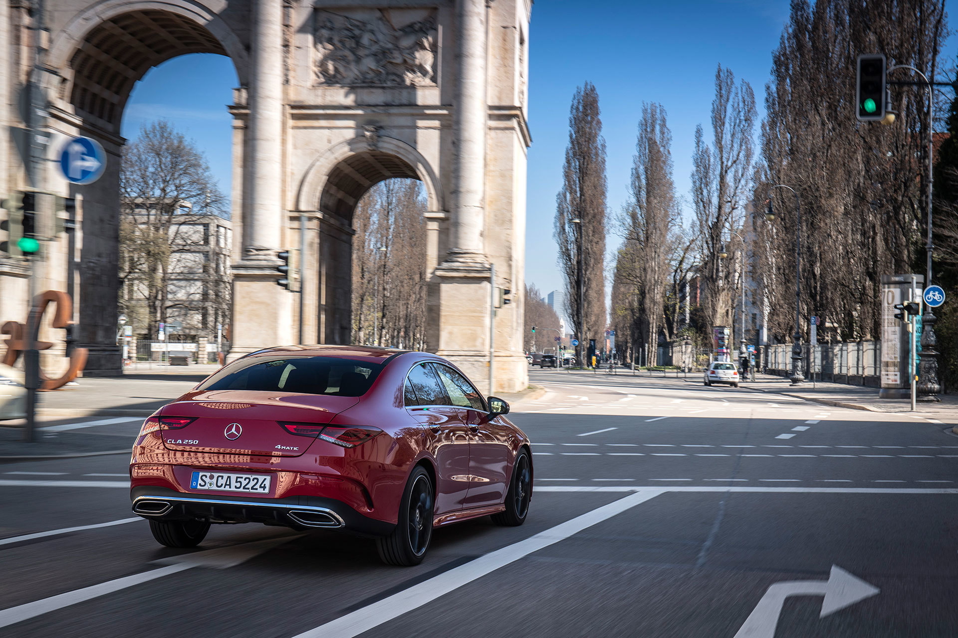 Mercedes Cla 2019 Rojo Prueba 56