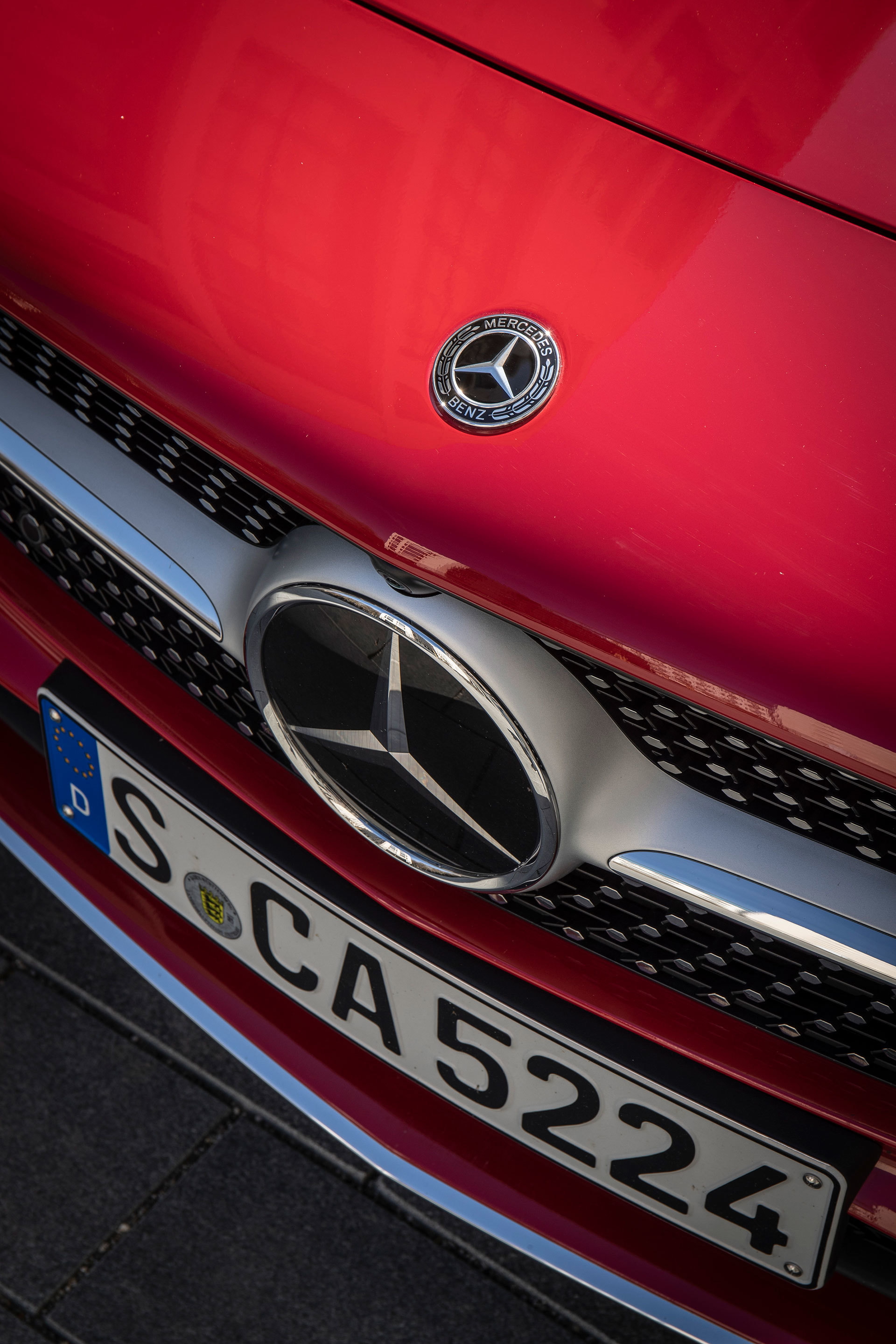 Mercedes Cla 2019 Rojo Prueba 77