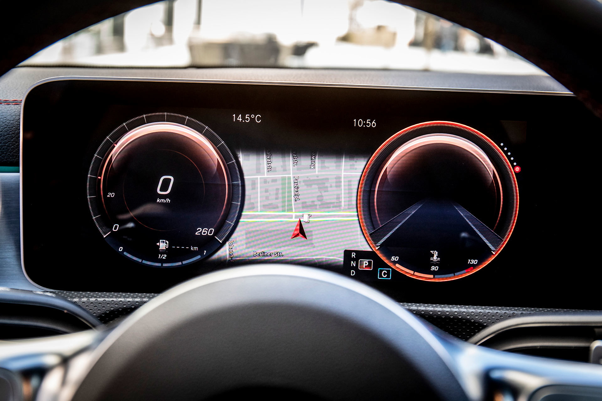 Mercedes Cla 2019 Rojo Prueba 90