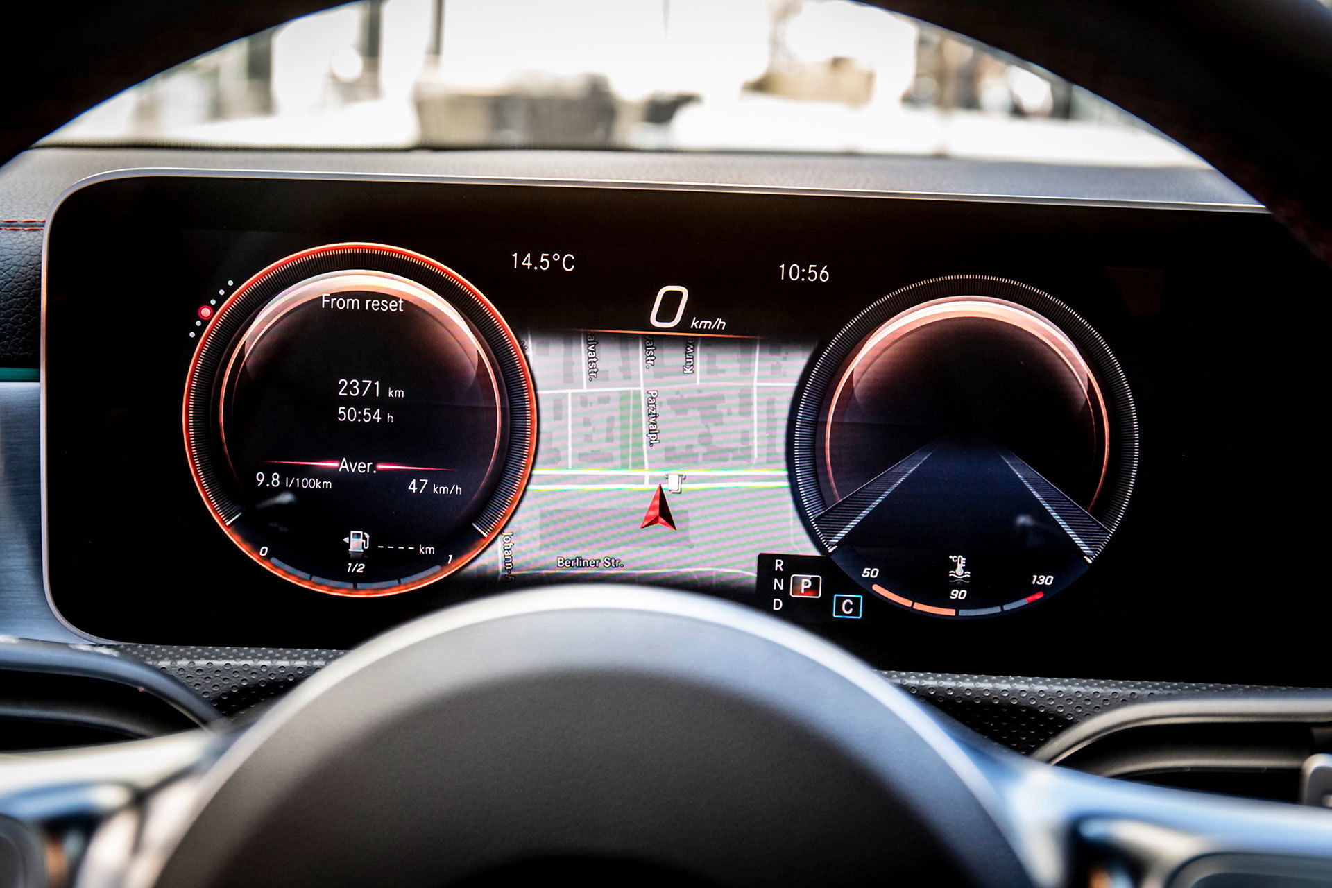 Mercedes Cla 2019 Rojo Prueba 92
