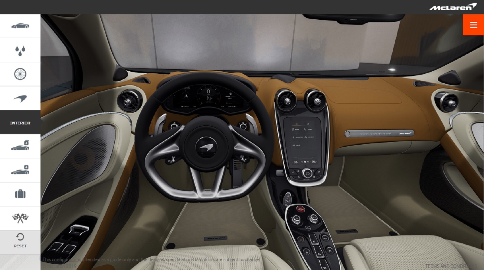 Configurador Mclaren Gt 08