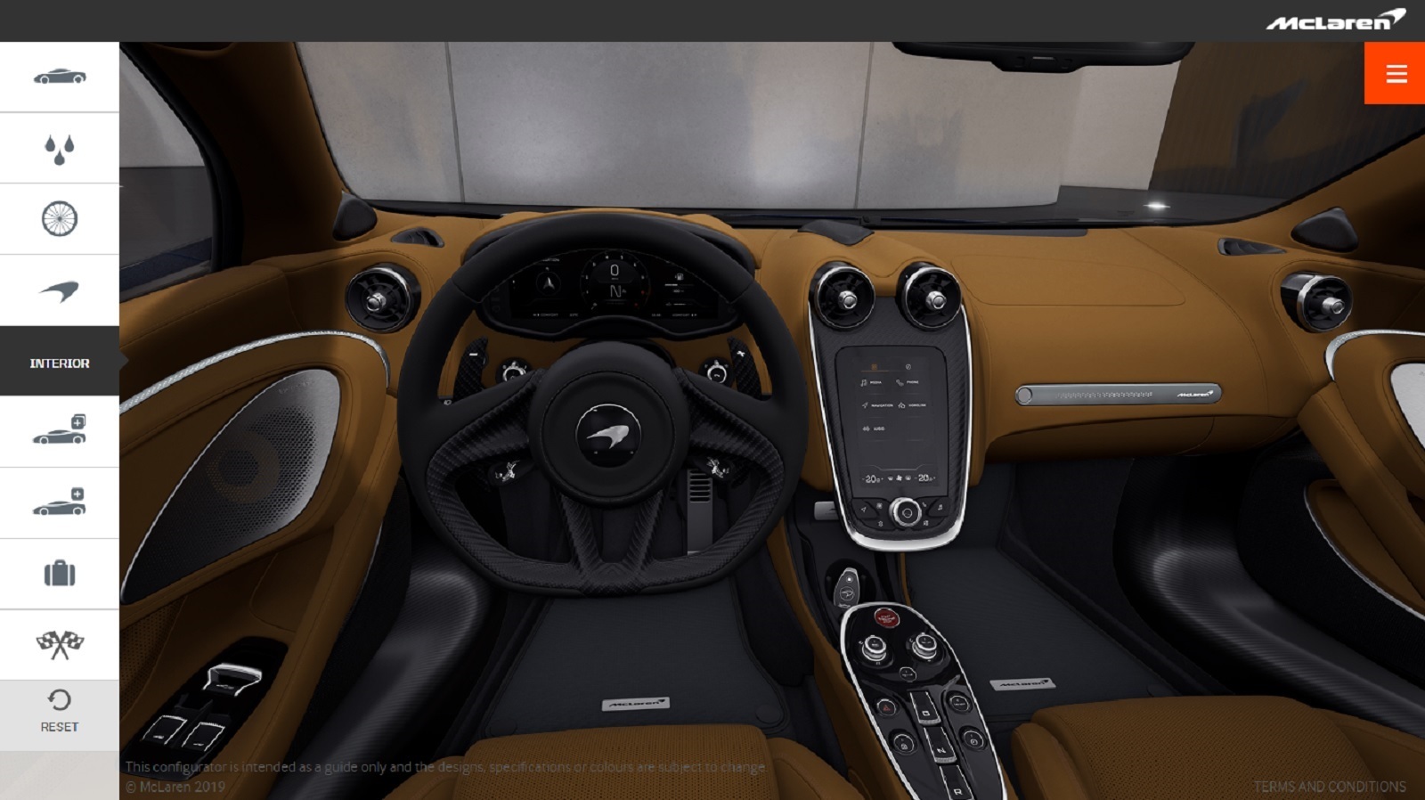 Configurador Mclaren Gt 09