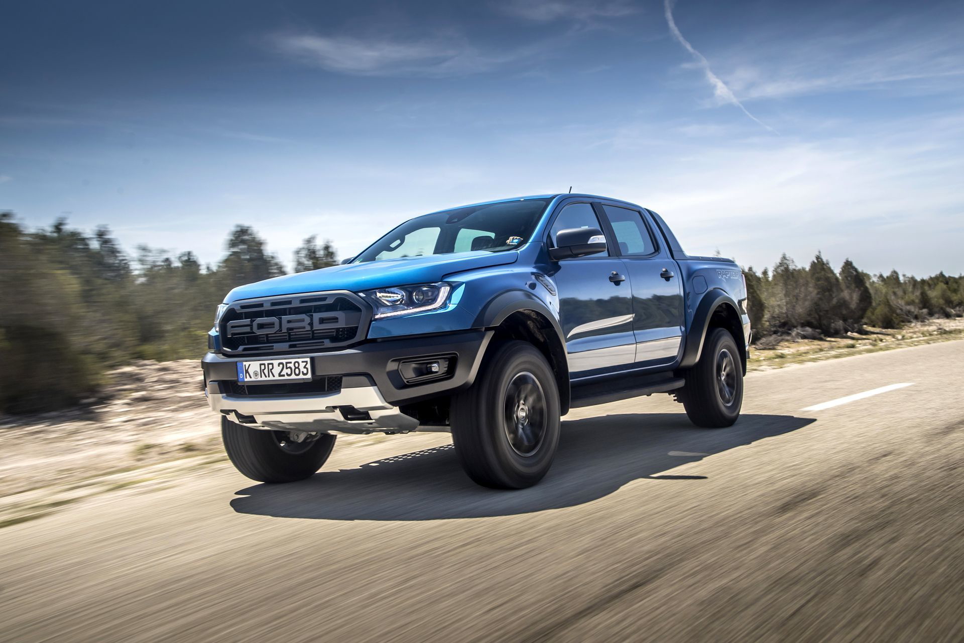 Fotos Ford Ranger Raptor Azul 9