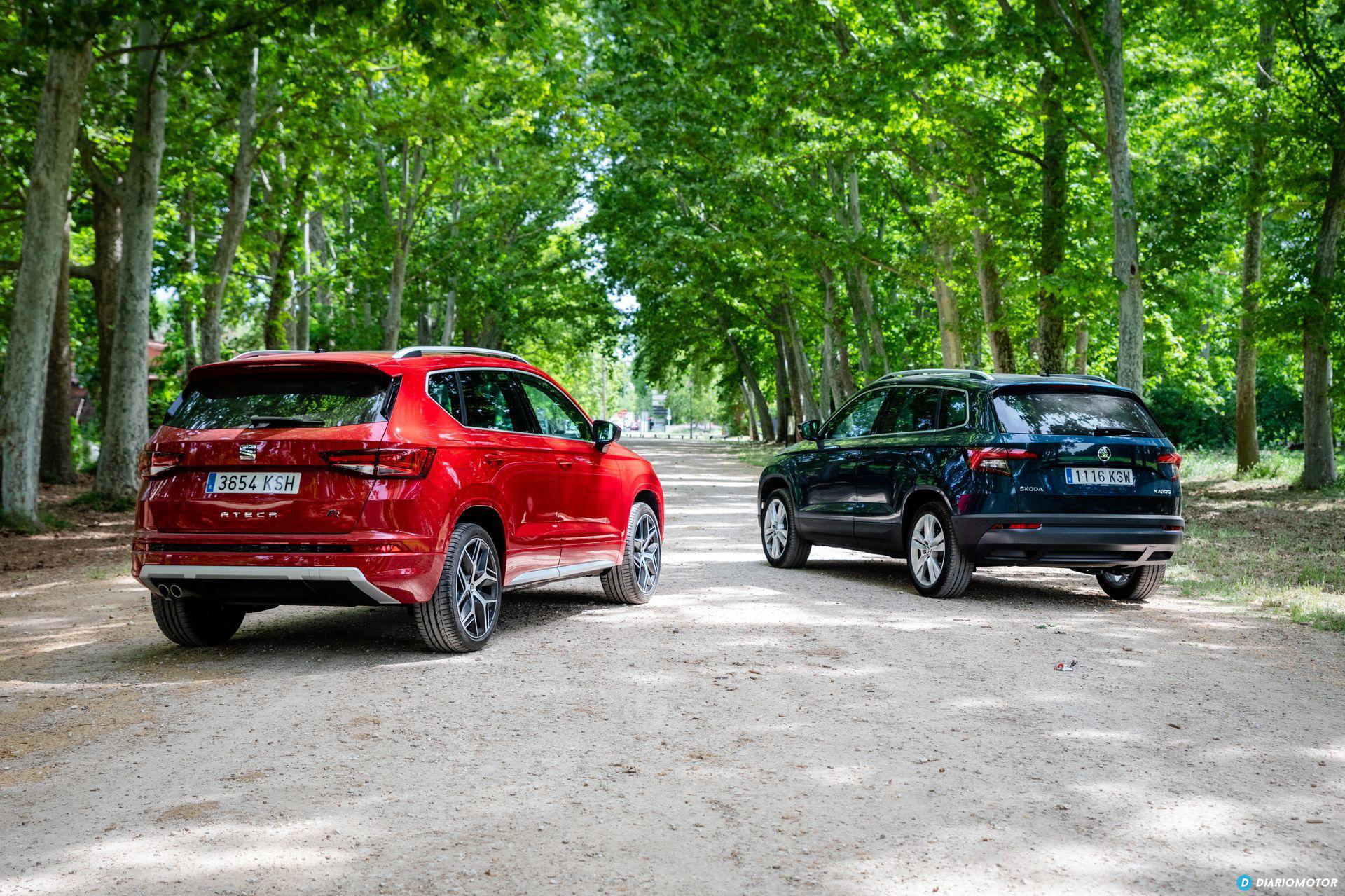 Prueba Seat Ateca Skoda Karoq 10