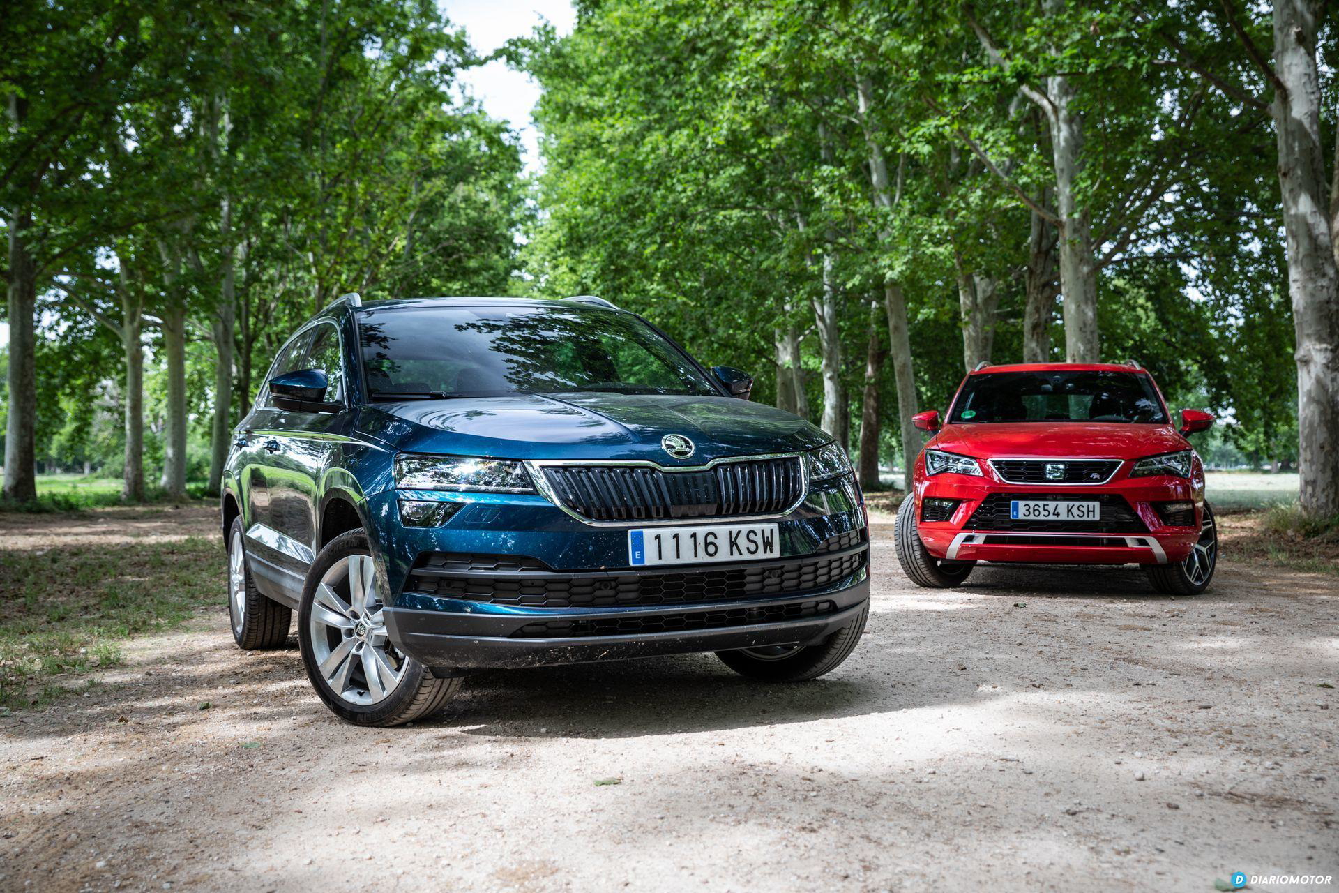 Prueba Seat Ateca Skoda Karoq 2