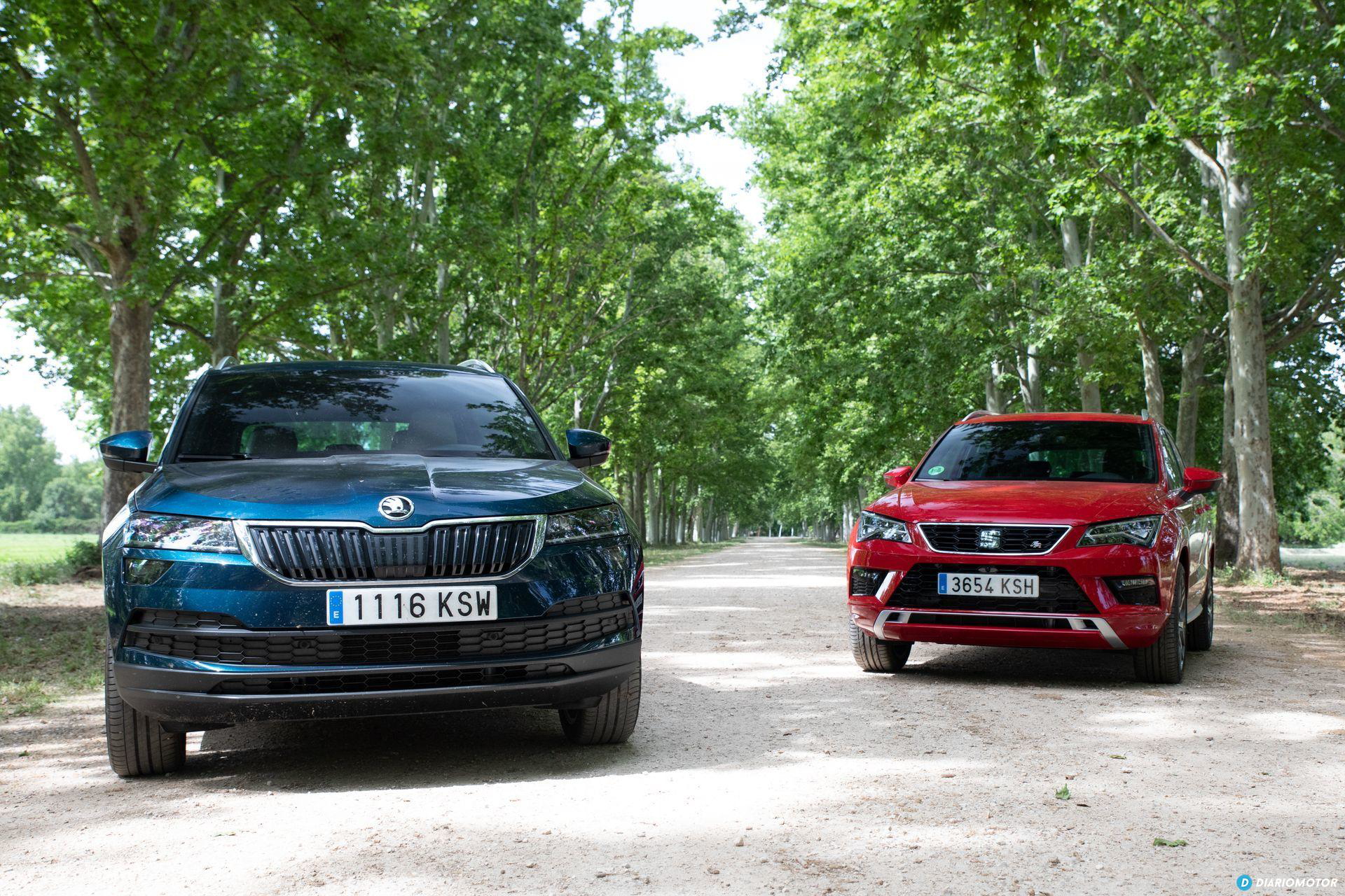 Prueba Seat Ateca Skoda Karoq 4