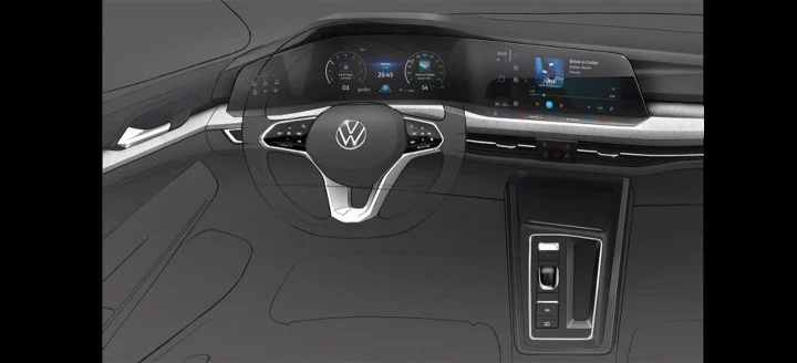 Volkswagen Golf 2020 Boceto Interior 00