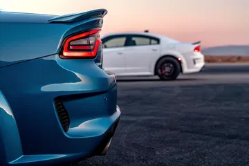 2020 Dodge Charger Srt Hellcat Widebody (front) And 2020 Dodge C
