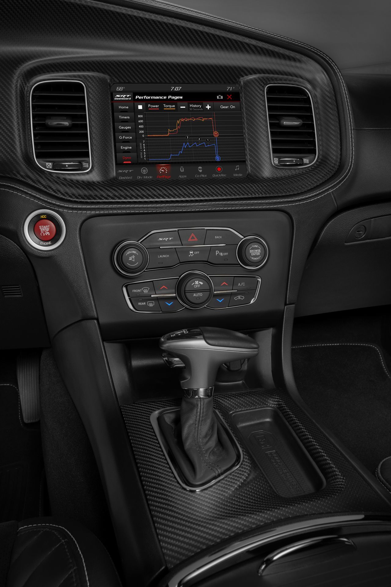 Standard Srt Performance Pages In The 2020 Dodge Charger Srt Hel