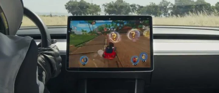 Tesla Mario Kart