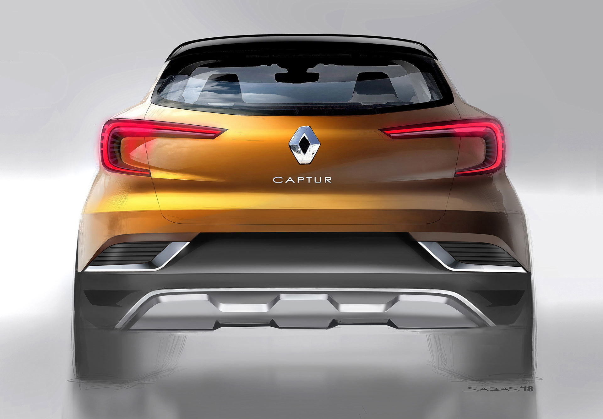 Renault Captur 2019 Bocetos 02