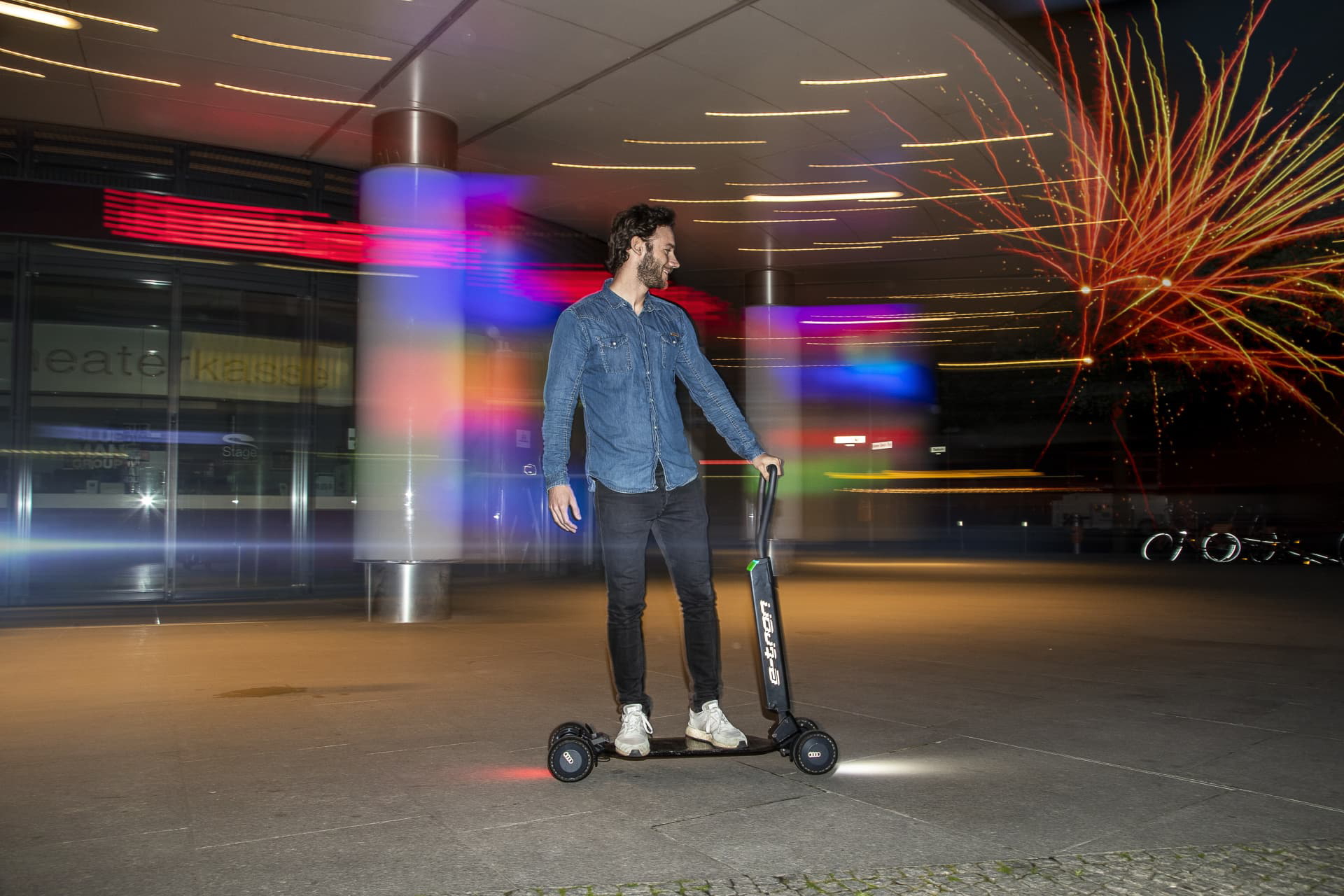 Audi Combines E Scooter With Skateboard
