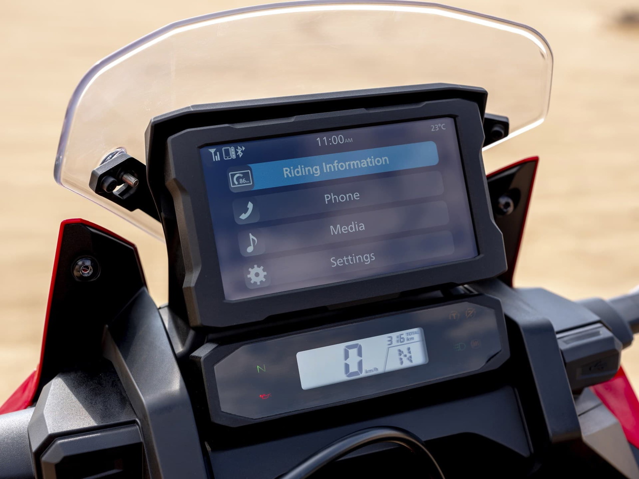 20ym Africa Twin Meter