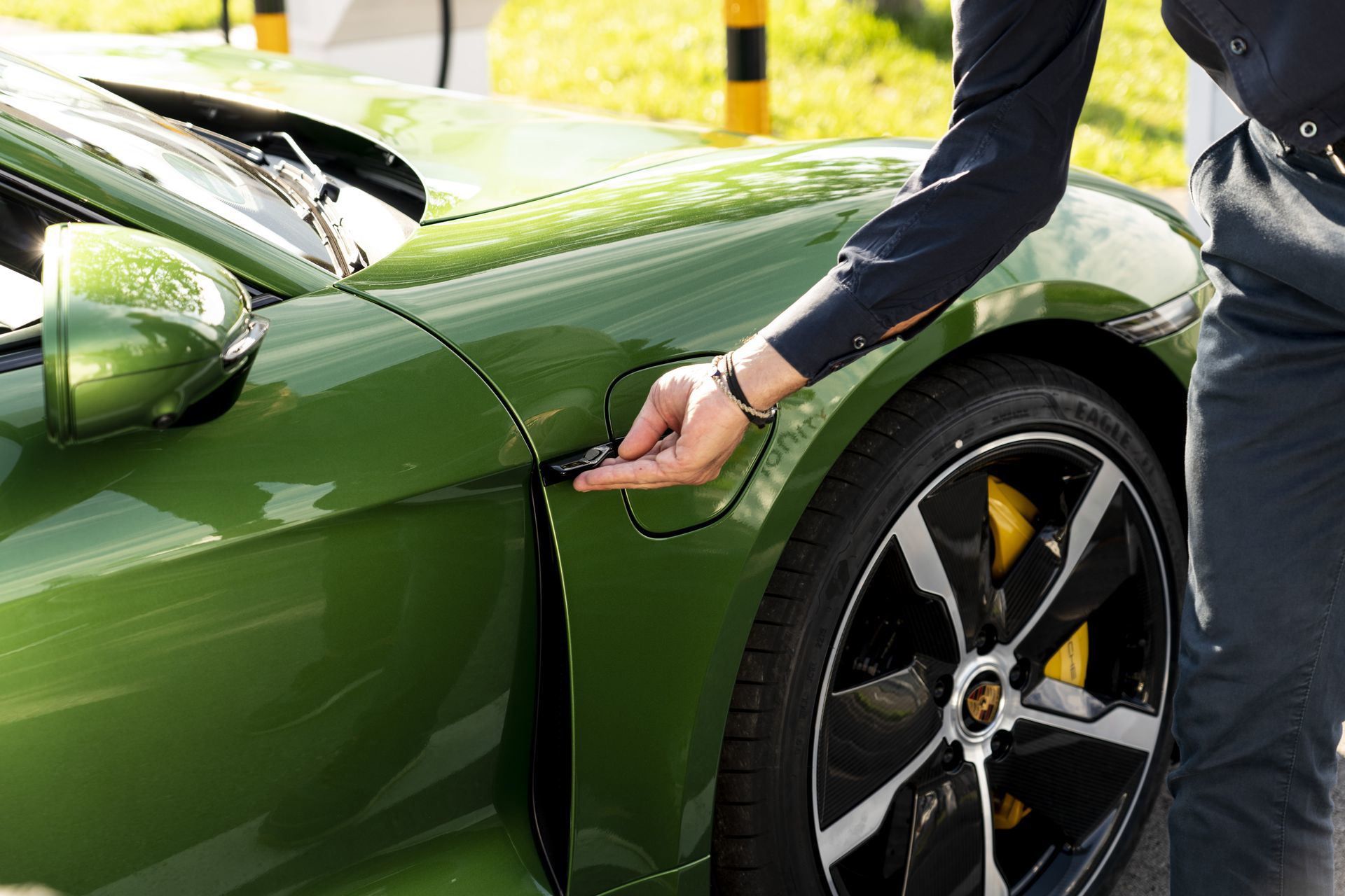 Prueba Porsche Taycan 45