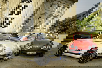 The E Beetle And A Red Beetle With Boxer Engine