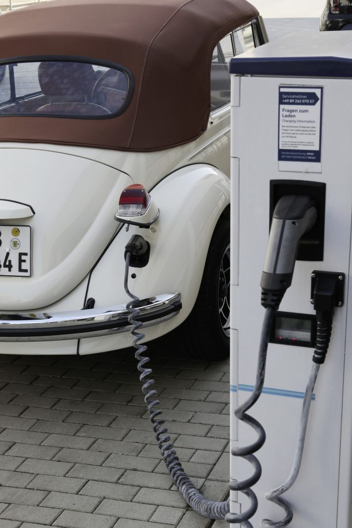The E Beetle Is Being Charged