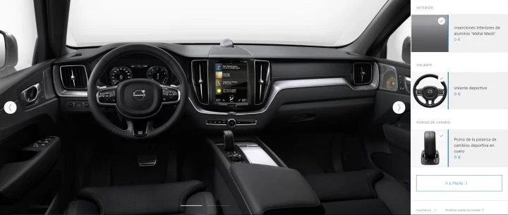 Volvo Xc60 Interior Configurador