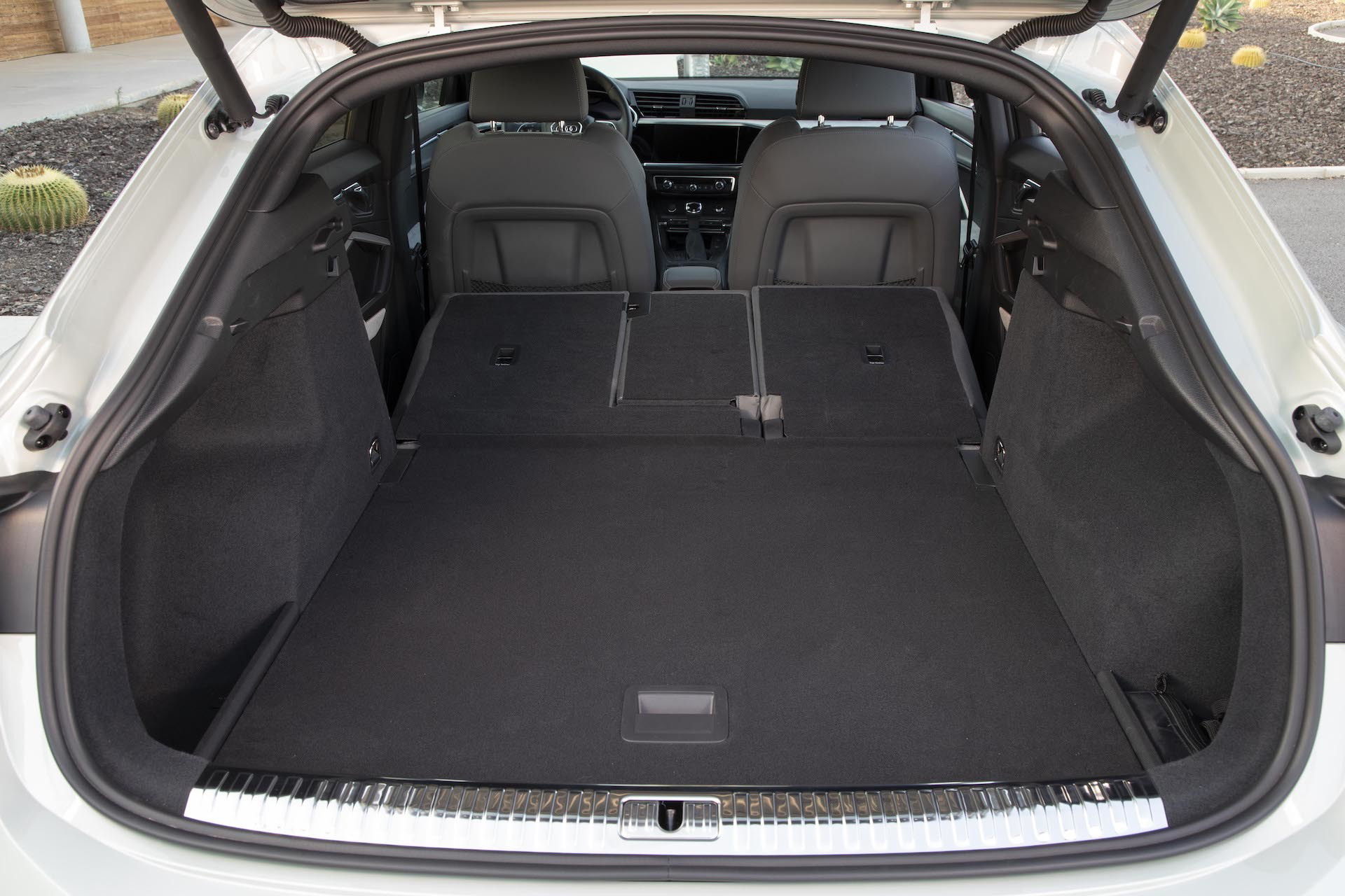 Vista del maletero del Audi Q3 Sportback, amplio y versátil.
