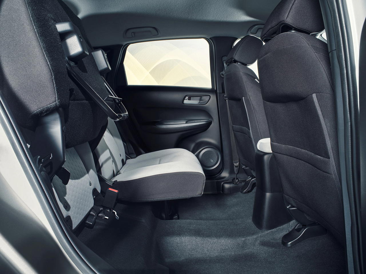 Asientos traseros del Honda Jazz, amplios y confortables. Asientos traseros del Honda Jazz, amplios y confortables.