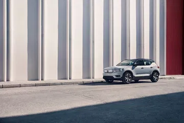 Volvo Xc40 Recharge P8 Awd In Glacier Silver,