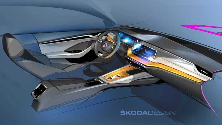 Skoda Octavia 2020 Teaser Interior 01