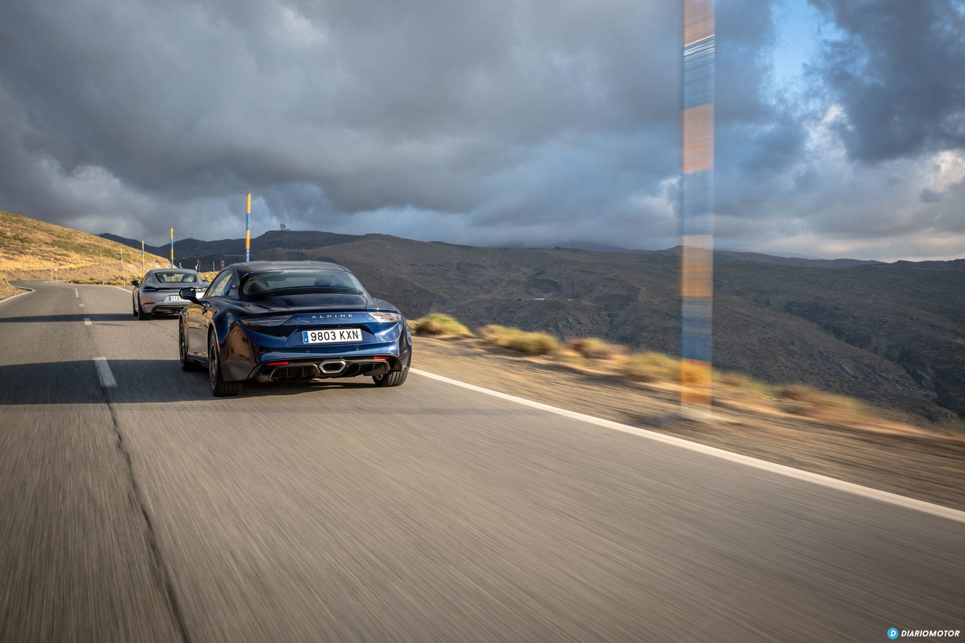 Prueba Alpine A110 Porsche Cayman T 12