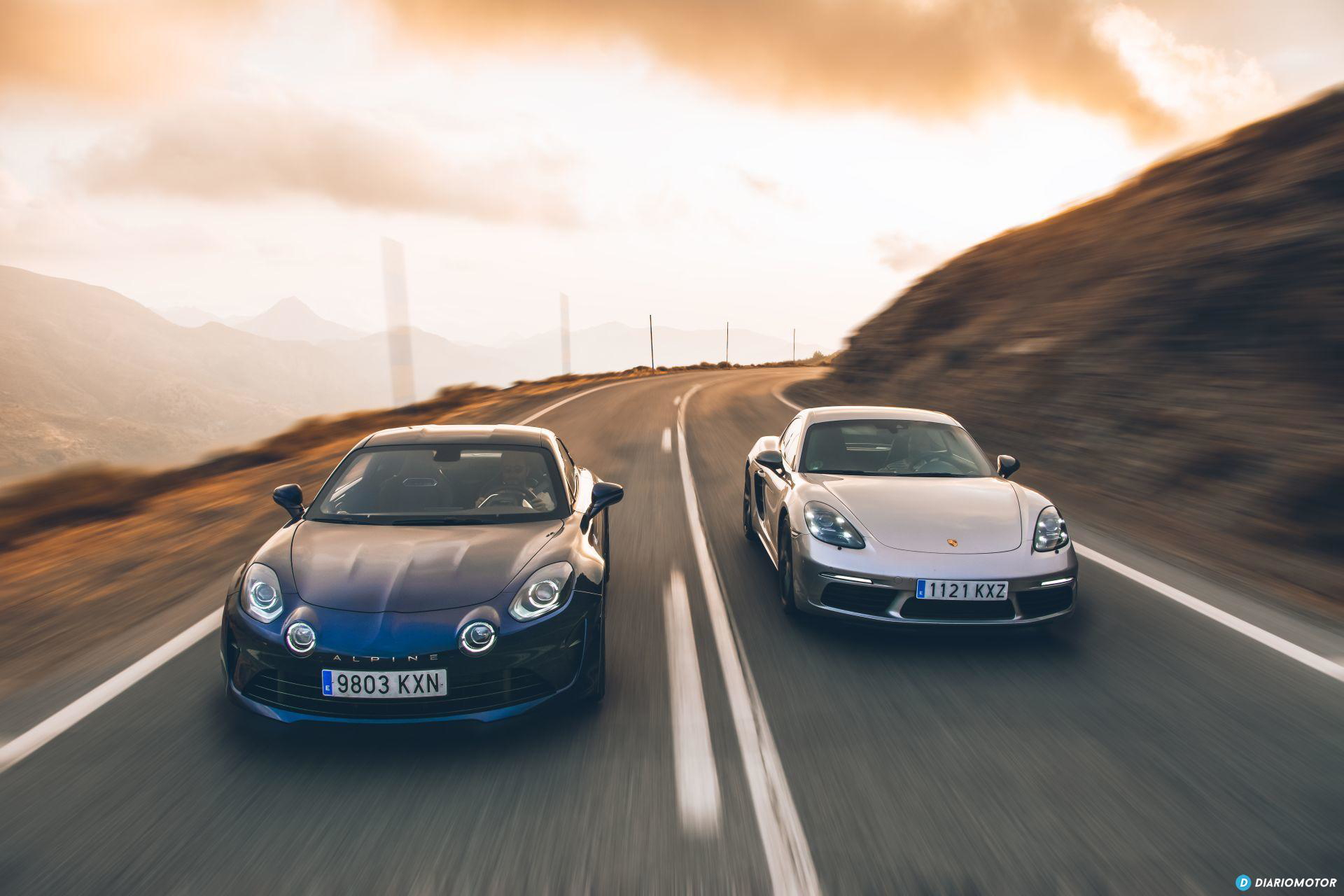 Prueba Alpine A110 Porsche Cayman T 23