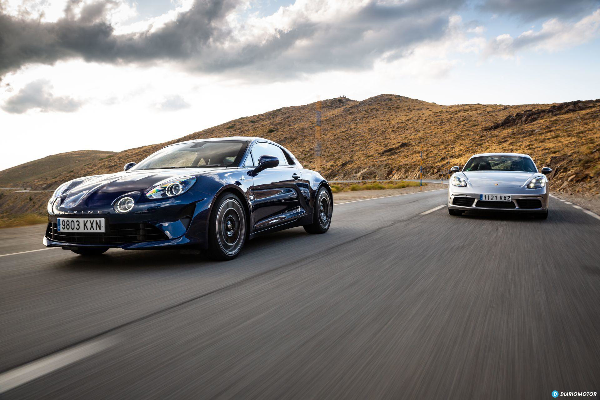 Prueba Alpine A110 Porsche Cayman T 6