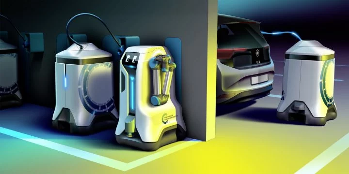 Volkswagen Robot Carga Coche Electrico 1