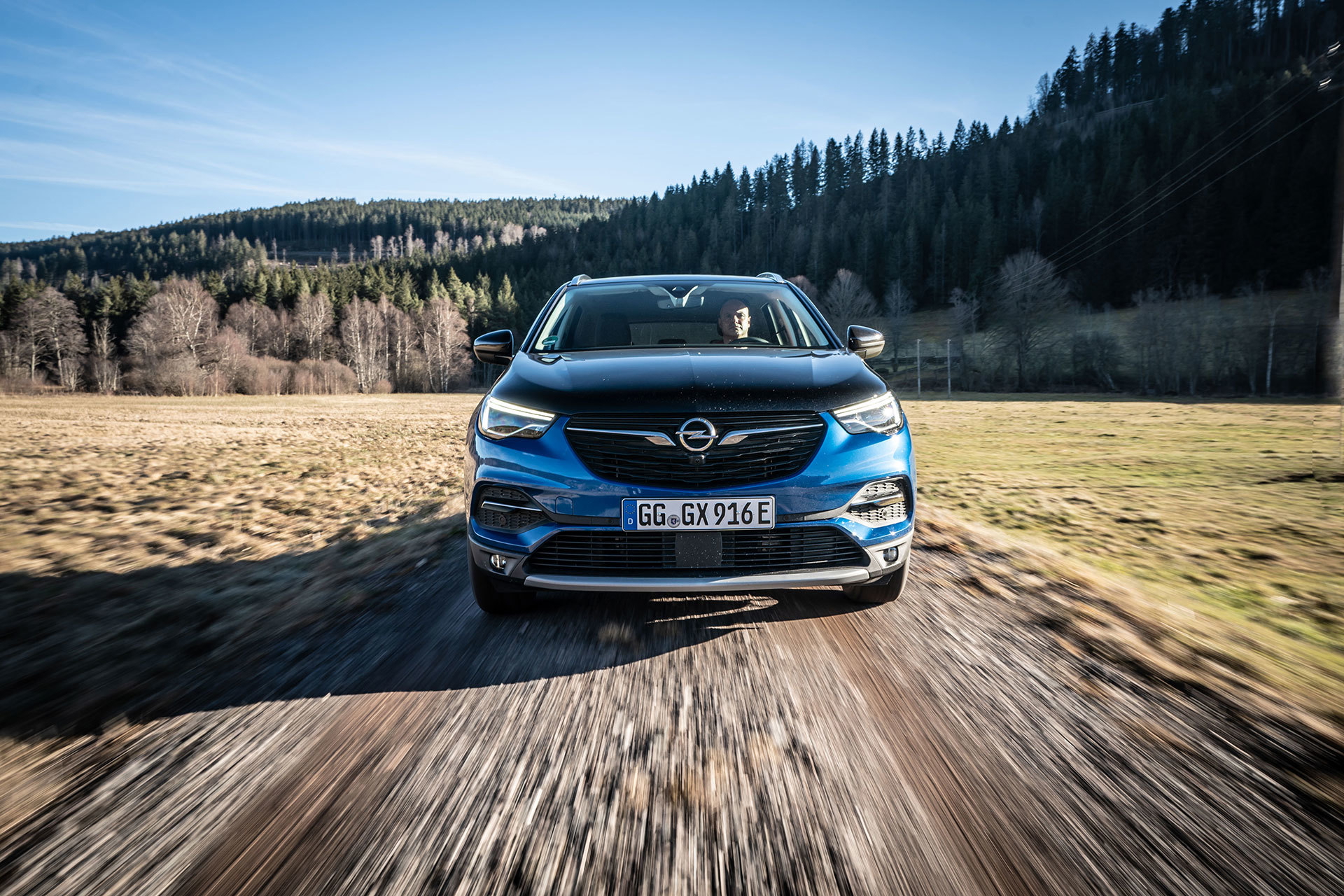 Opel Grandland X Hybrid4 2020 Azul 01