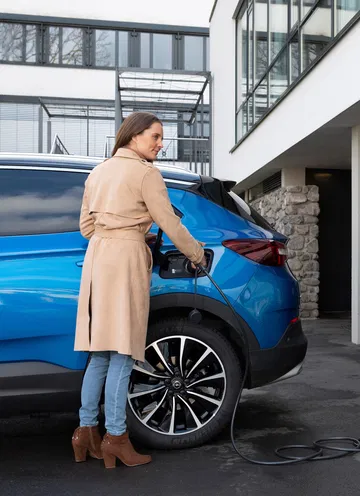 Opel Grandland X Hybrid4 2020 Azul 16