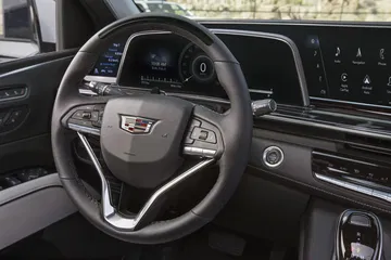 The 2021 Escalade Showcases The First Curved Oled In The Industr