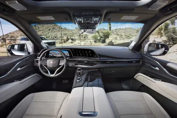 The 2021 Escalade Showcases The First Curved Oled In The Industr