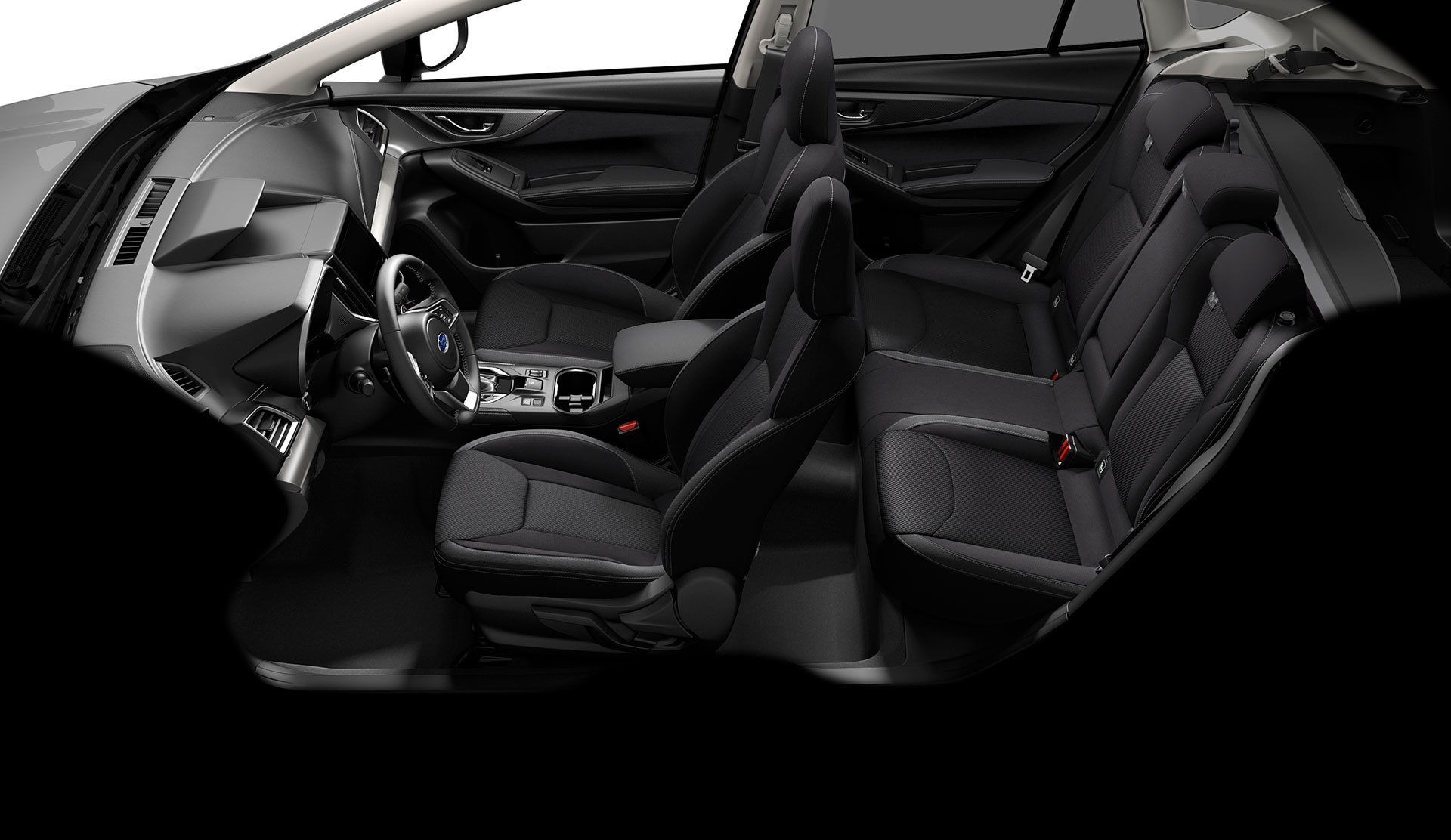 Subaru Impreza Ecohybrid 21 Interior Espacio Plazas Pasajeros