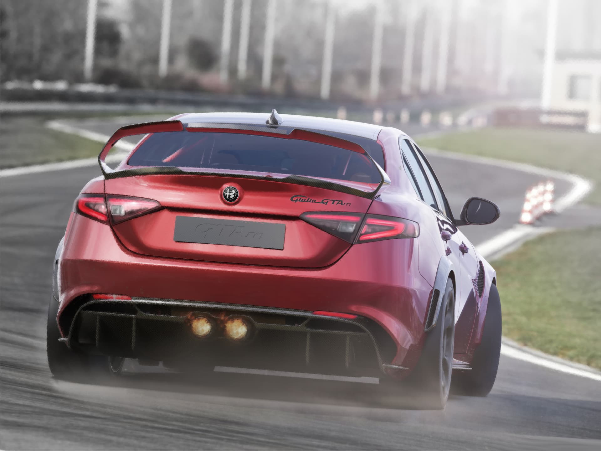 Alfa Romeo Giulia Gta 2020 Dm Gtam Track 05