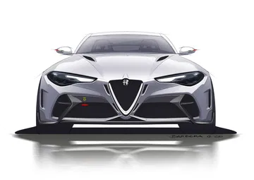 Alfa Romeo Giulia Gta 2020 Dm Sketch 02