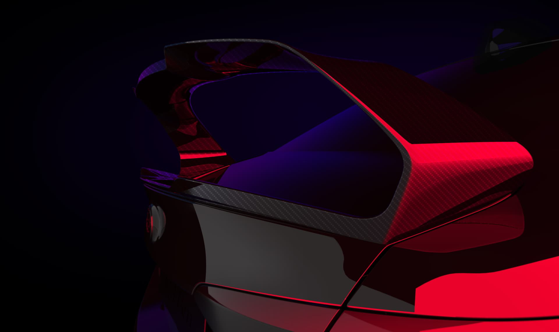 Alfa Romeo Giulia Gta 2020 Dm Teaser Wing