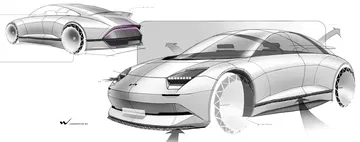 Hyundai Prophecy Prophecy Sketch 2