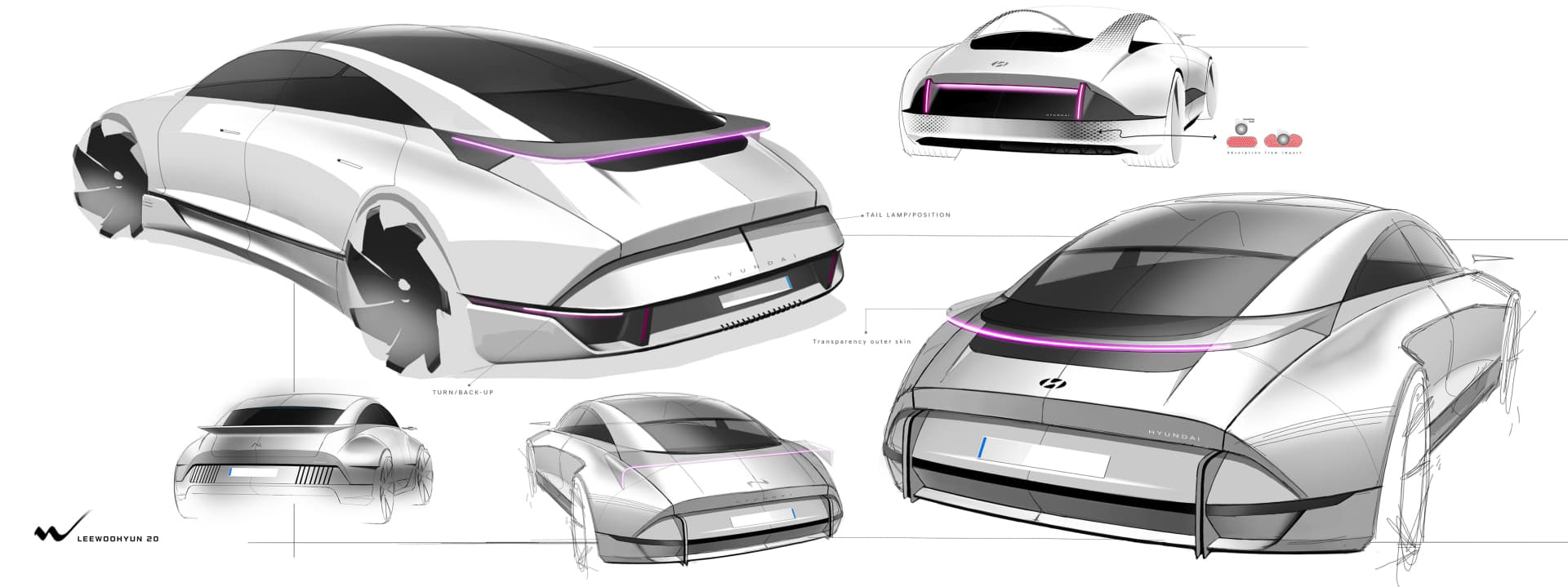 Hyundai Prophecy Prophecy Sketch 3