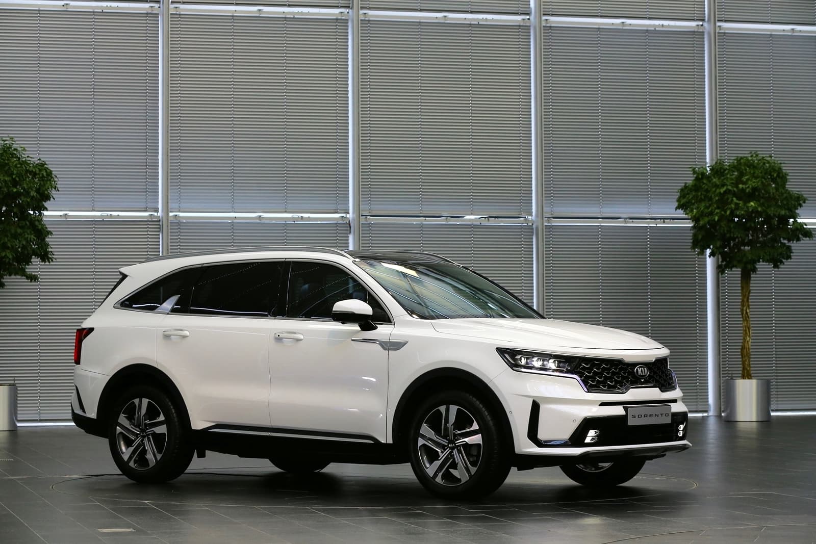 Vista lateral del Kia Sorento destacando su línea y diseño contemporáneo