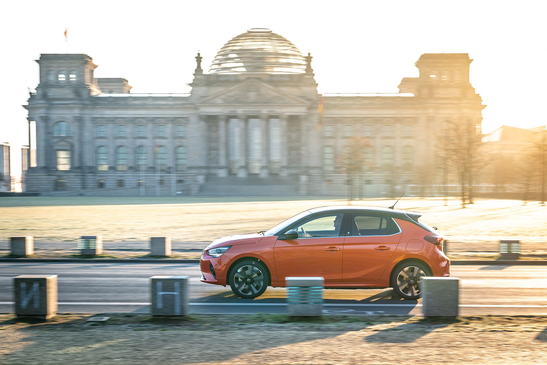 Opel Corsa E 2020 Naranja Prueba 10
